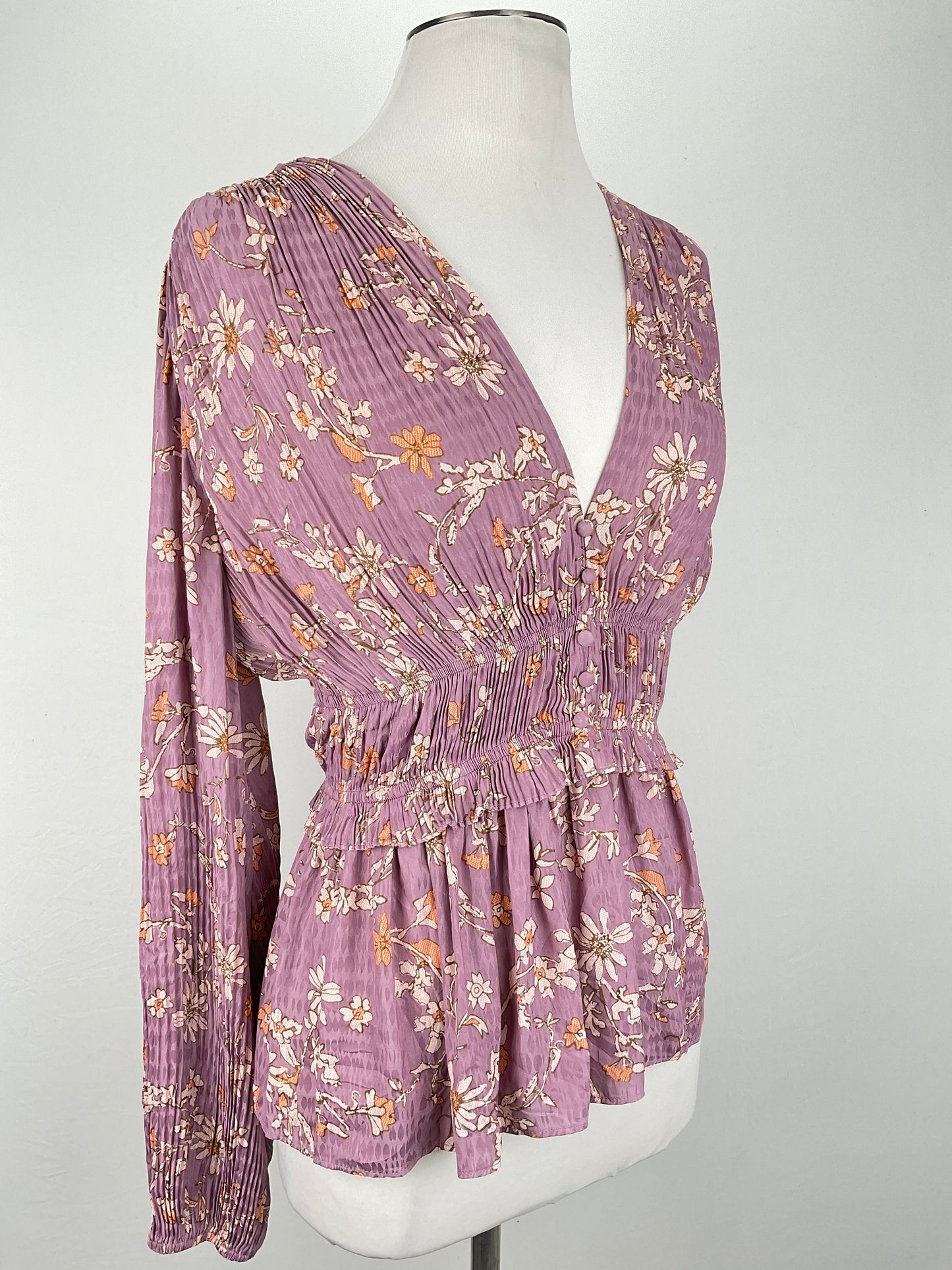 Blusa Nude Floral Current air