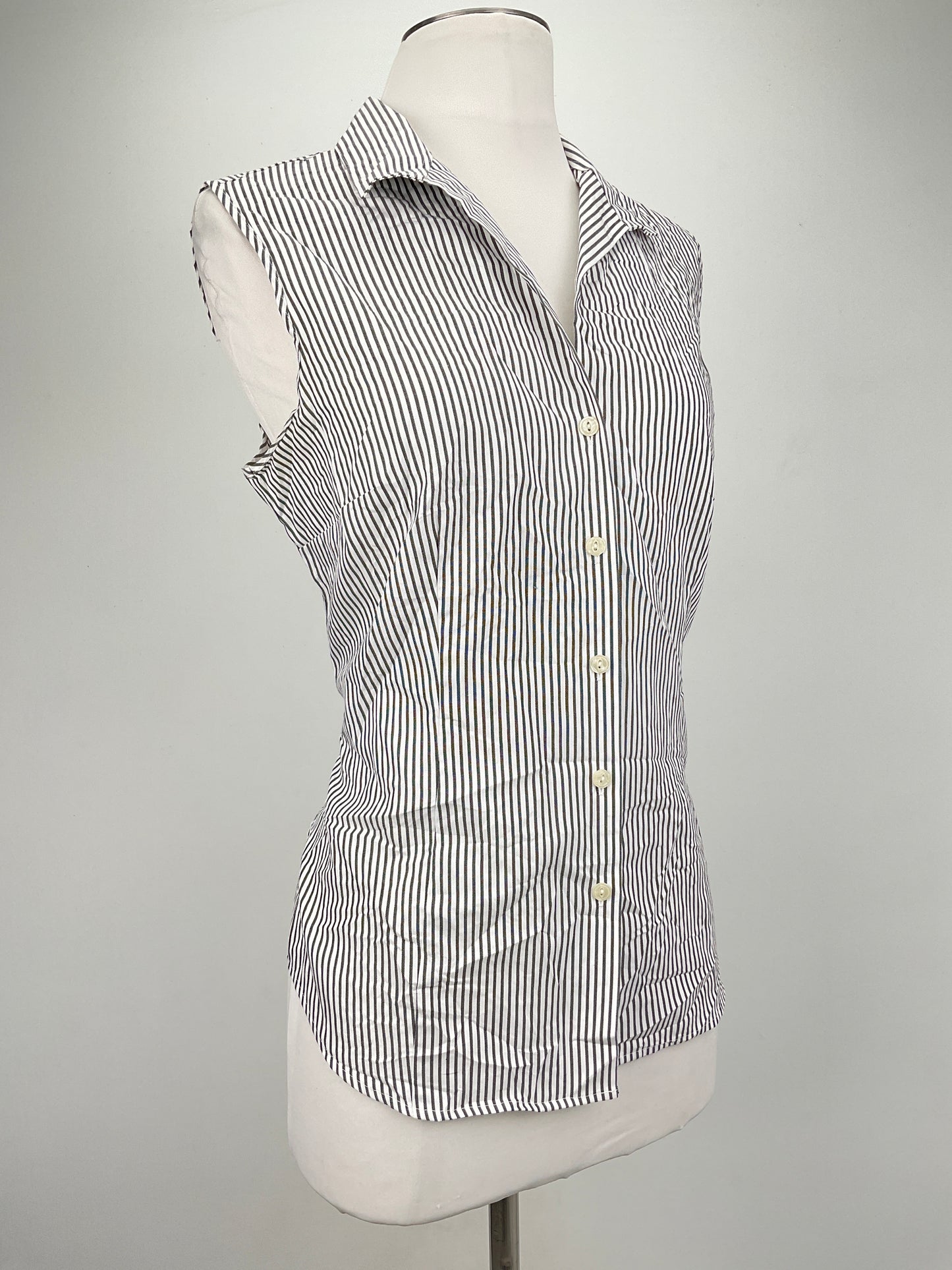 Camisa Blanco de Rayas Jones New York