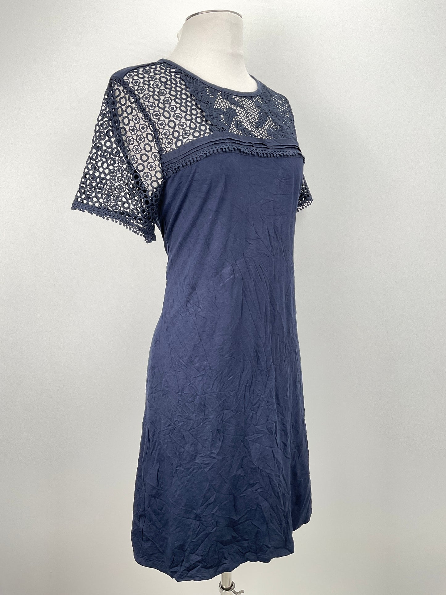 Vestido Azul marino Floral Loft