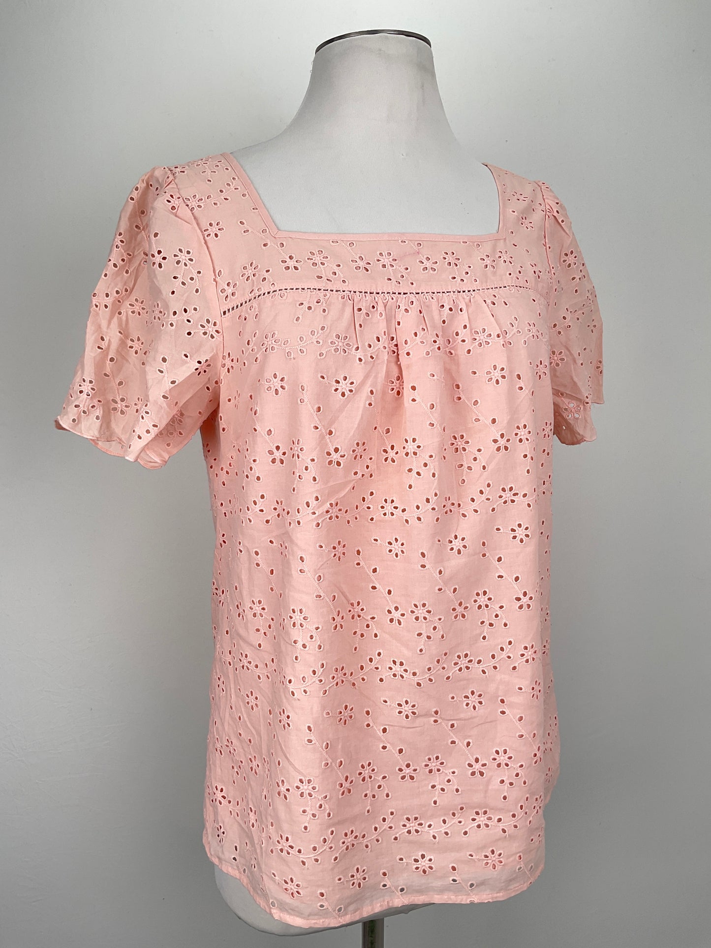 Blusa Naranja Floral Talbots