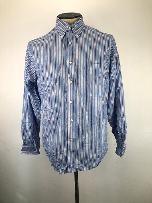 Camisa Azul Claro  De rayas Jos. a. Bank