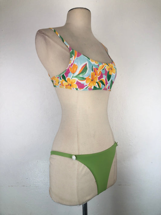 Trajer de Baño Verde De flores Pacsun Swim