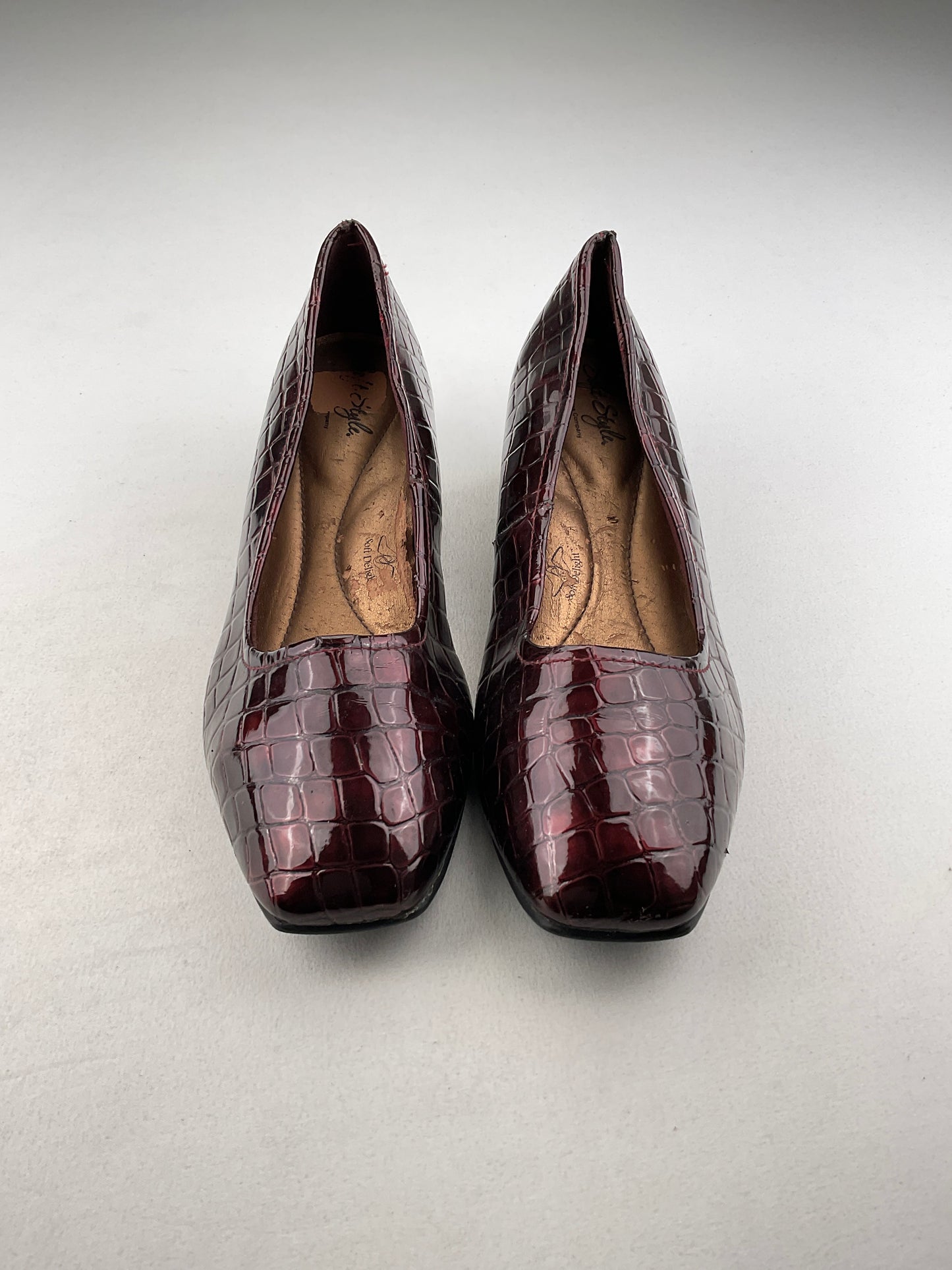 Zapatos Rojo vino Soft Style
