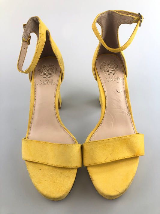 Zapatilla Amarillo de tacon Vince Camuto