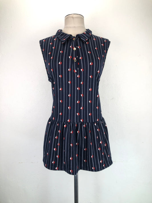 Blusa Azul oscuro de Rayas Per Seption Concept