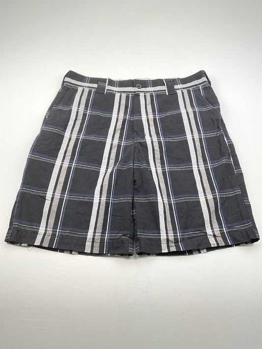 Short Negro de Cuadro Regular fit