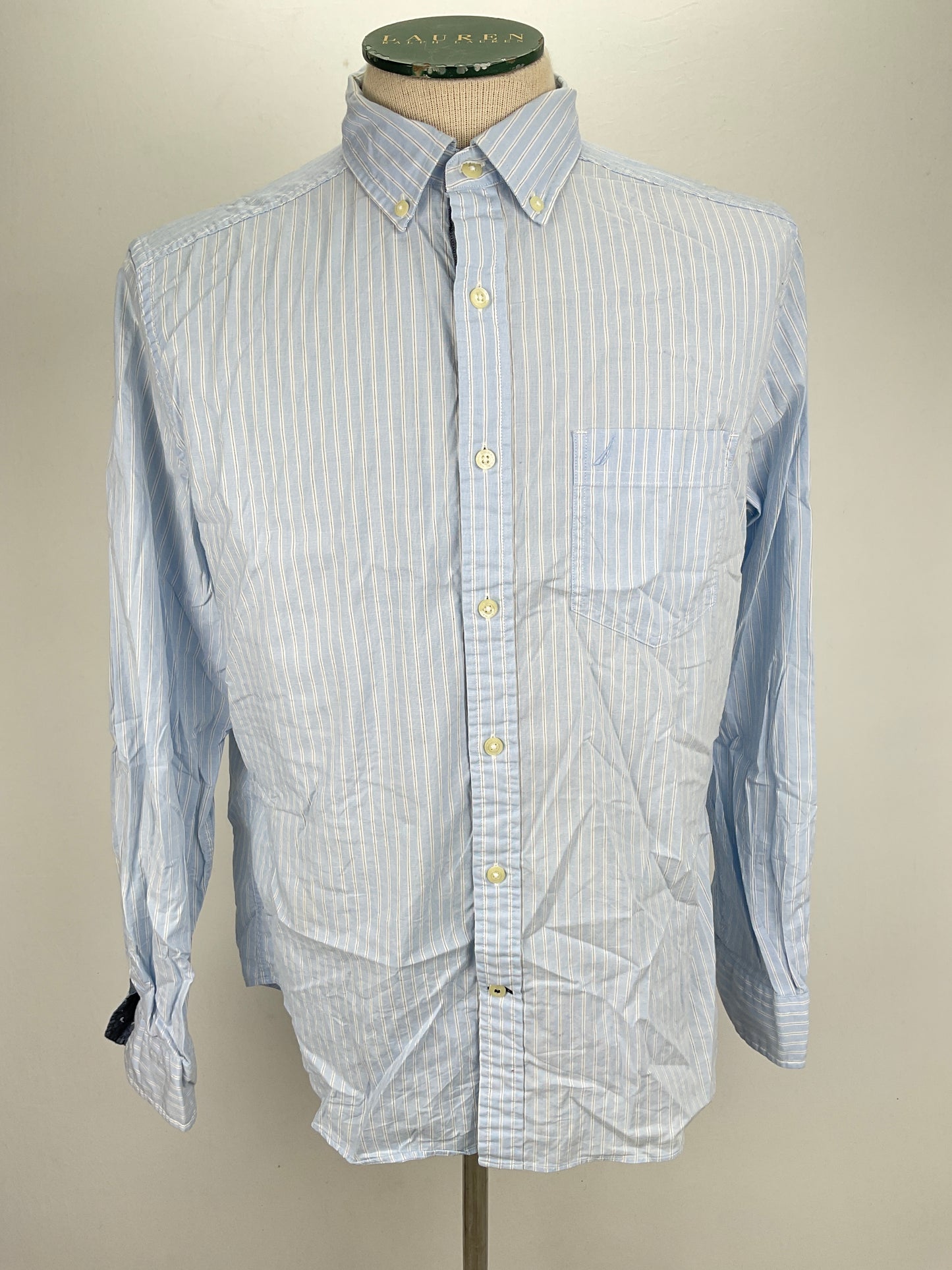 Camisa Azul claro de Rayas Nautica