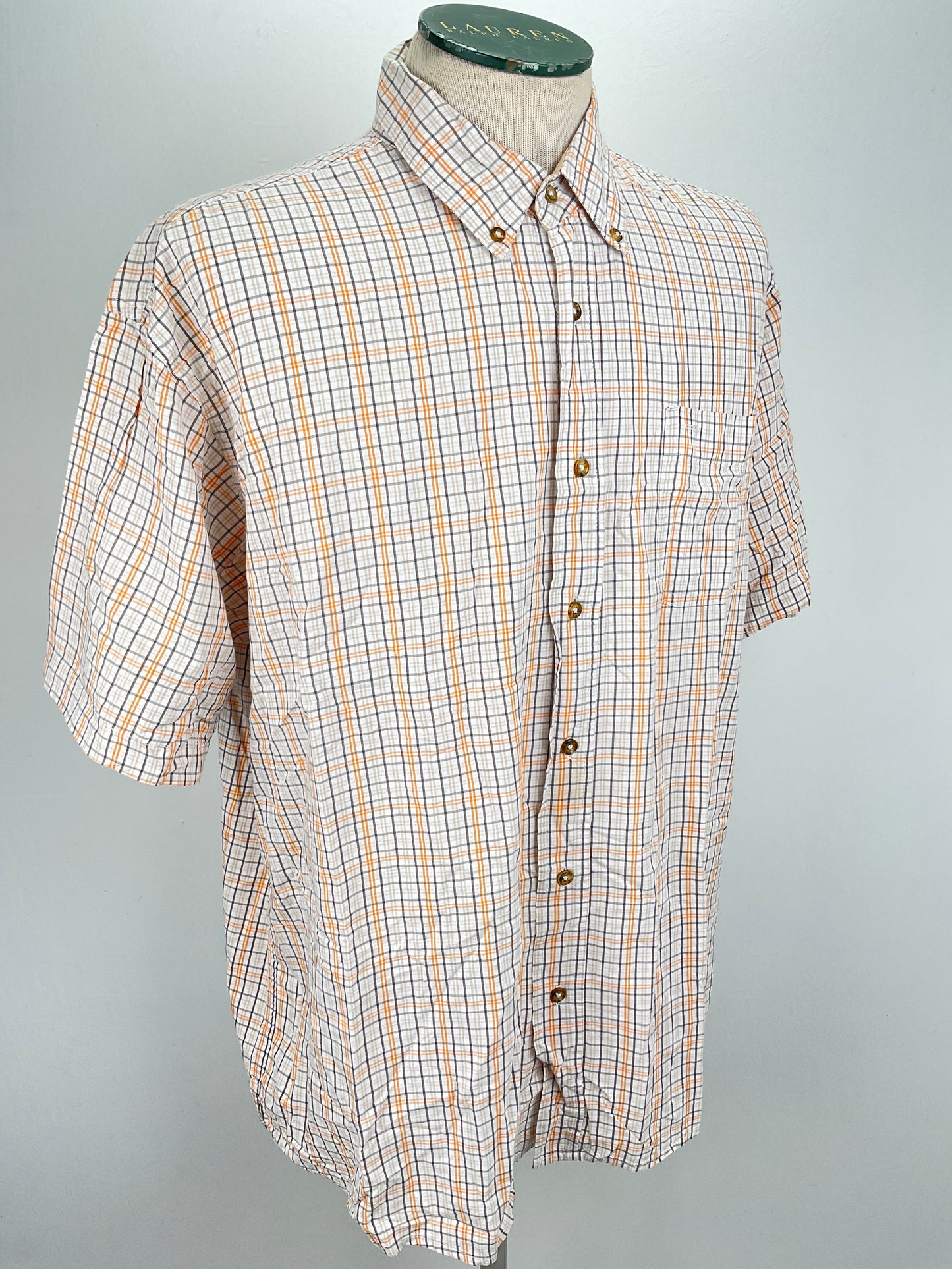 Camisa Crema de Cuadro Wrangler