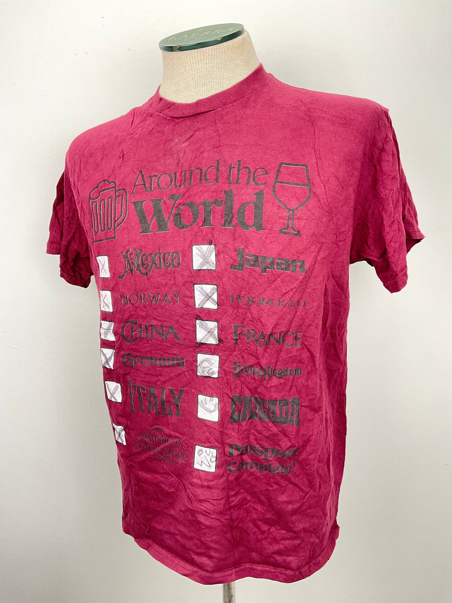Camiseta Rojo vino Gildan