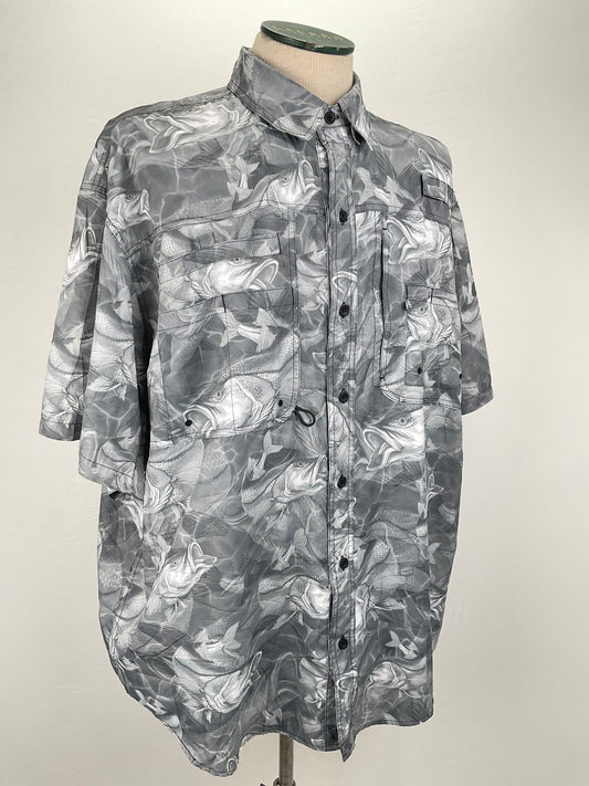 Camisa Gris Reel Legends