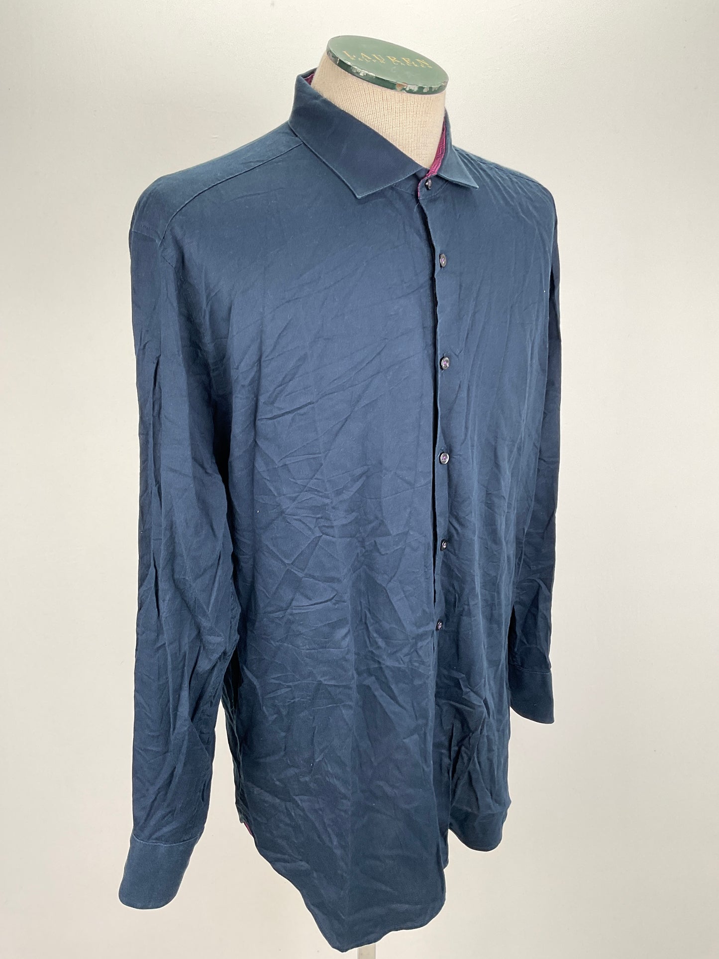 Camisa Azul marino Stretch