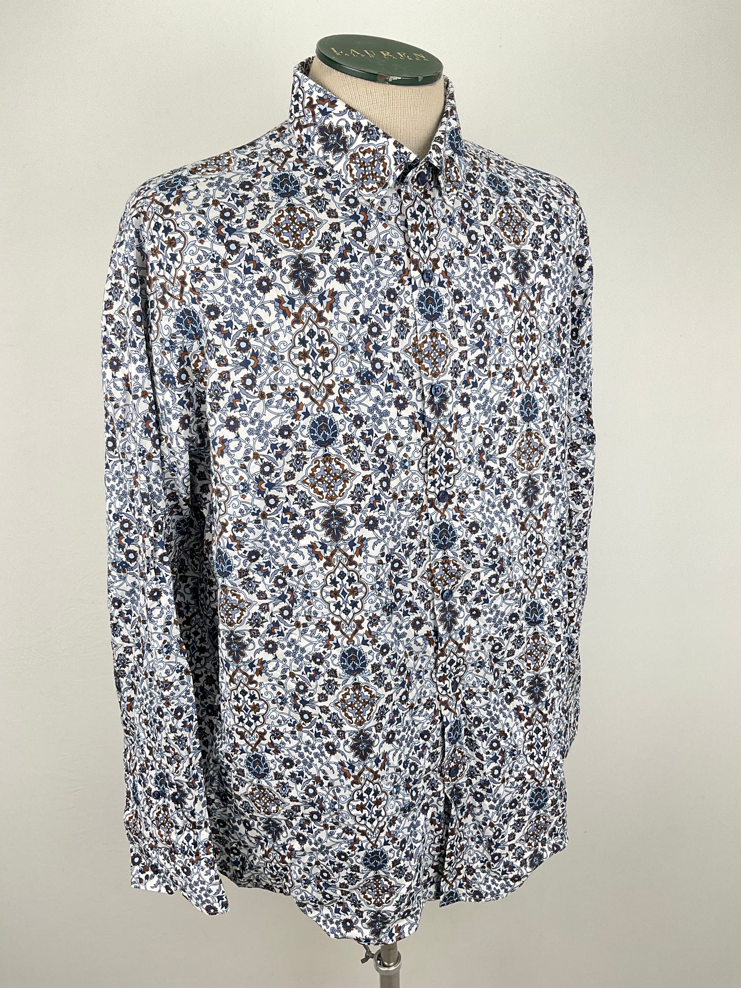 Camisa  Blanco Floral Hart Schaffner Marx