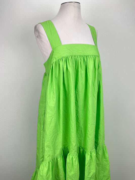 Vestido Verde limon Christopher John Rogers