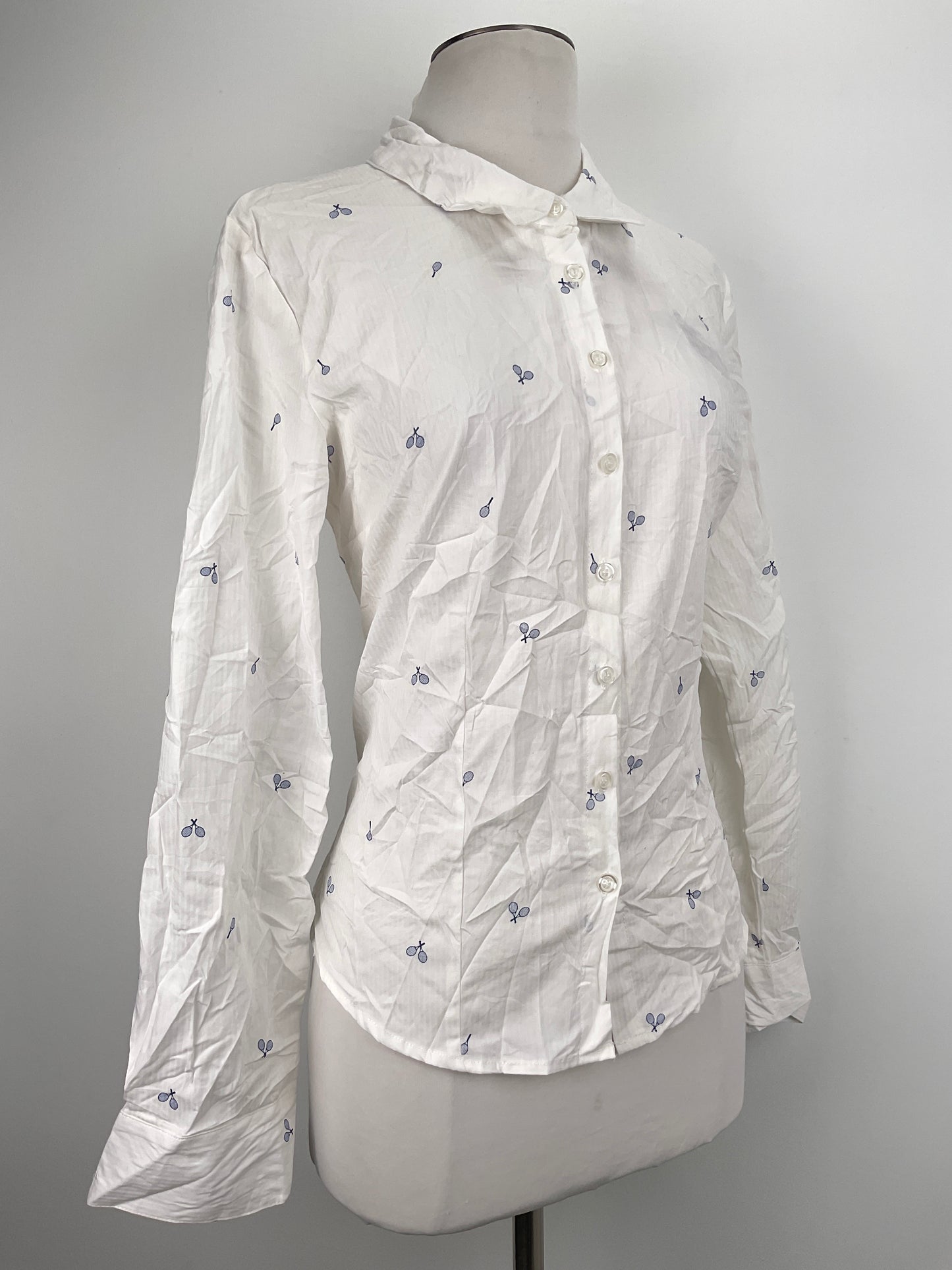 Camisa Blanco Pink rose