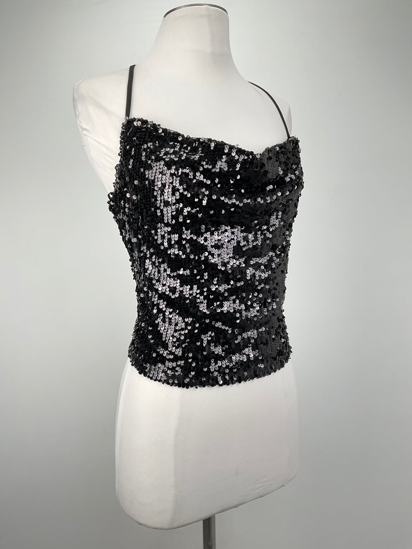 Blusa Negro de Brillo Sincerely Jules