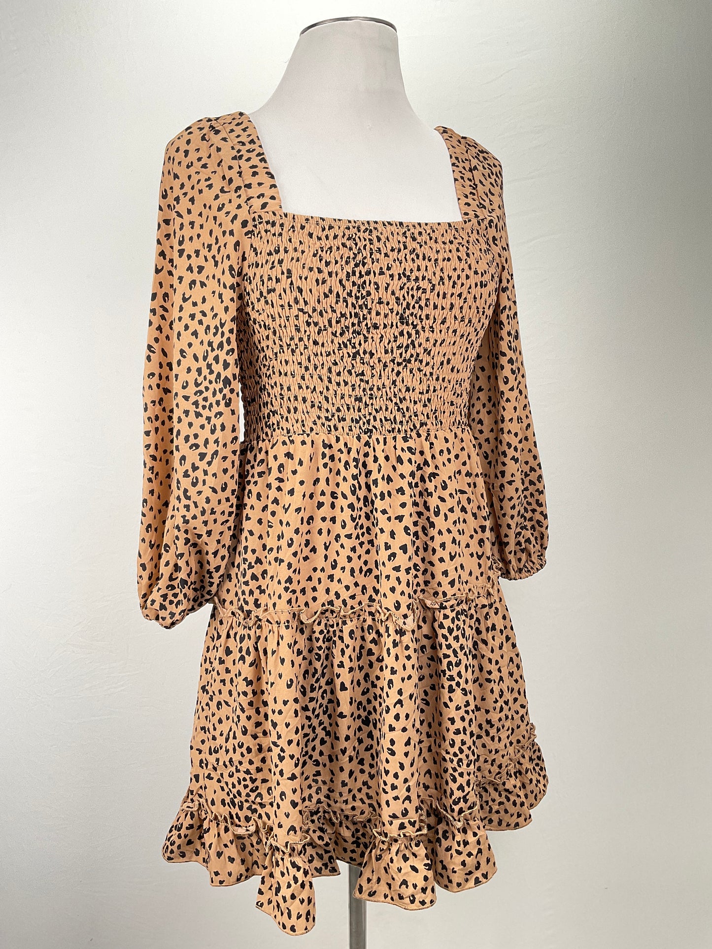 Vestido Animal Print Pink Lily