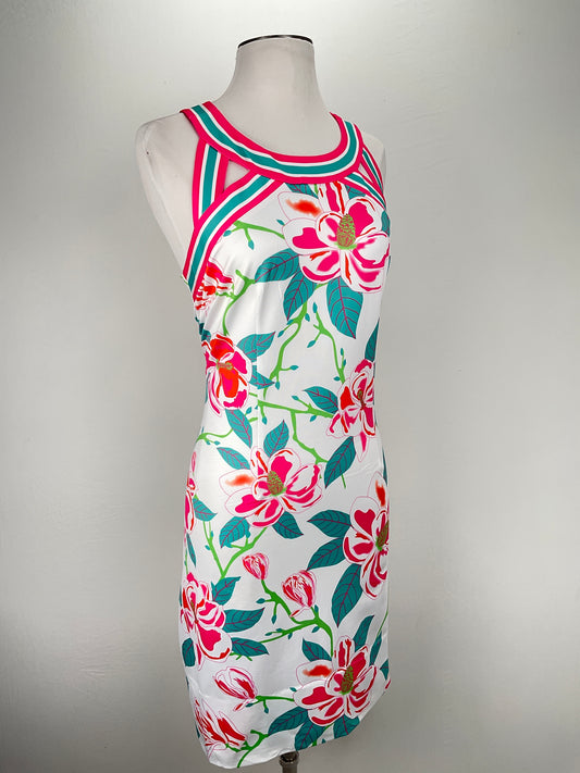 Vestido Blanco Floral Gretchen Scott