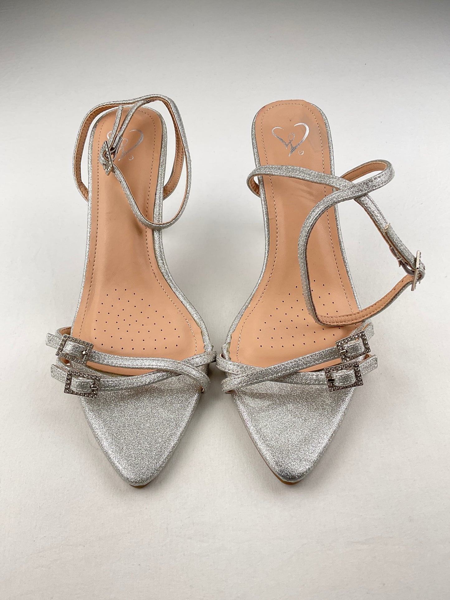 Zapatilla Plateado de Tacón Steve Madden