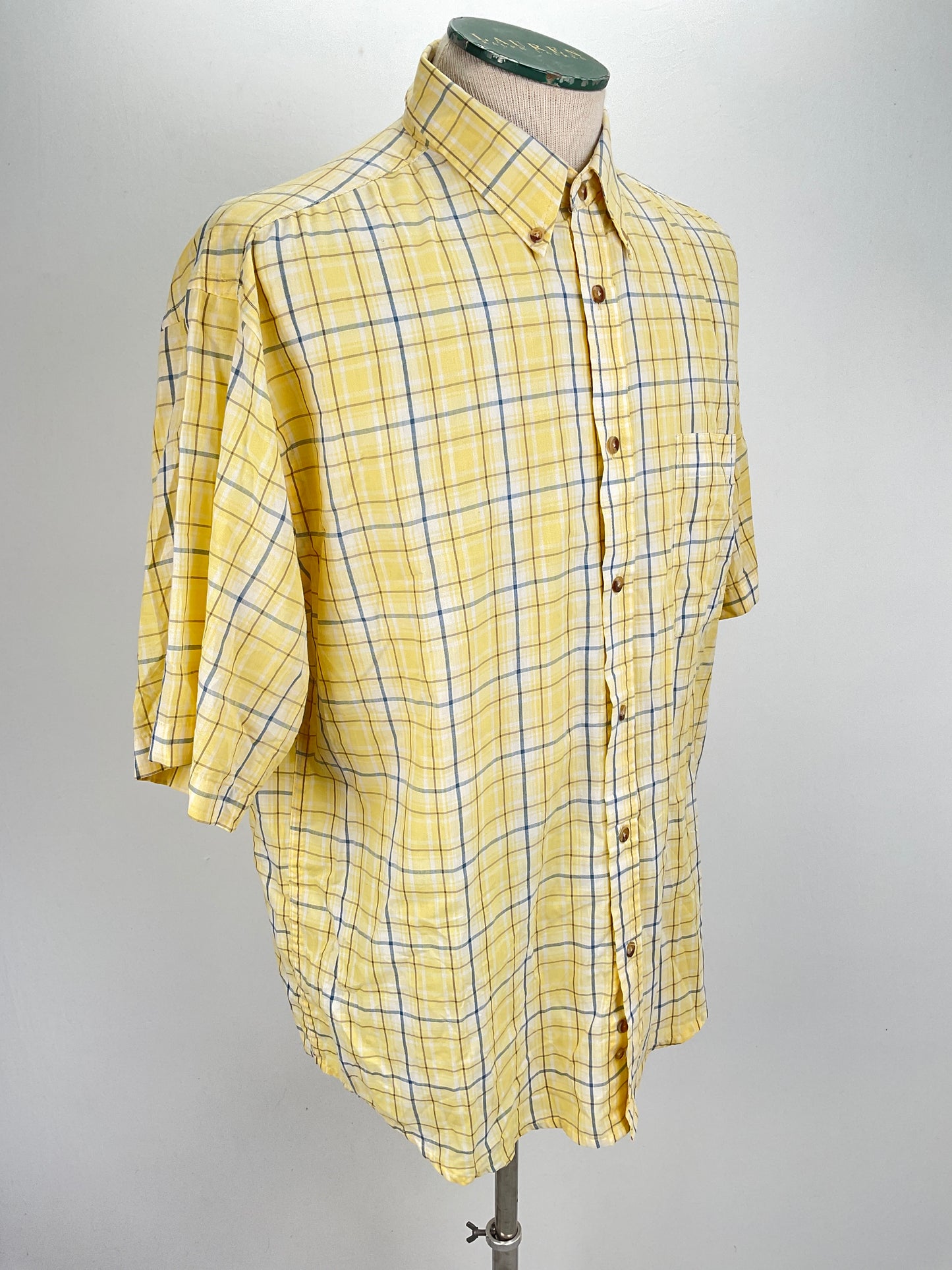 Camisa Amarillo de Cuadro Puritan