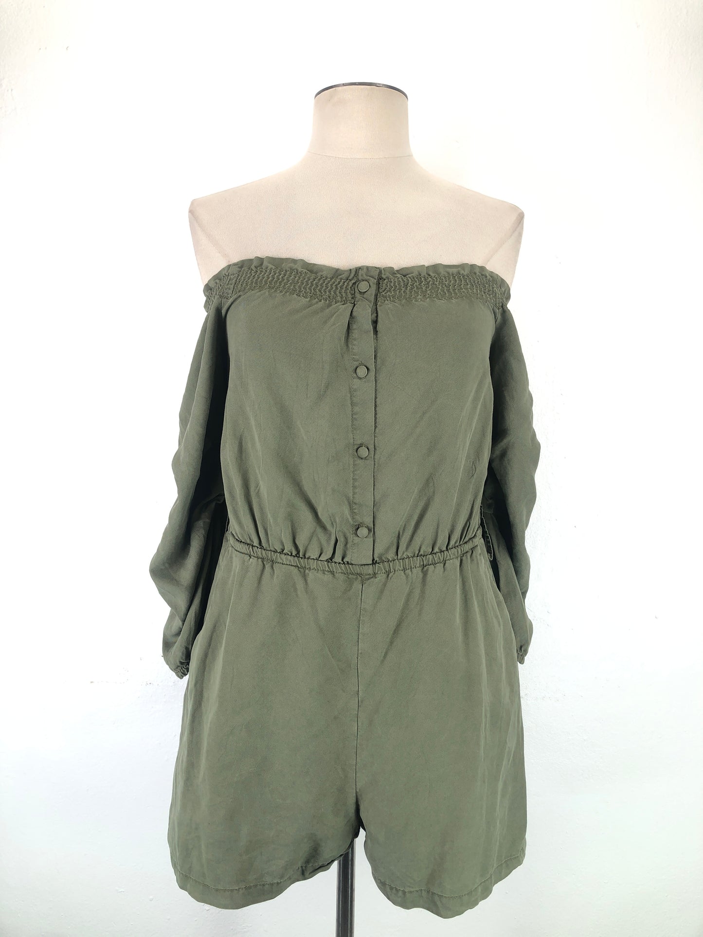 Enterizo Verde Zara Basic