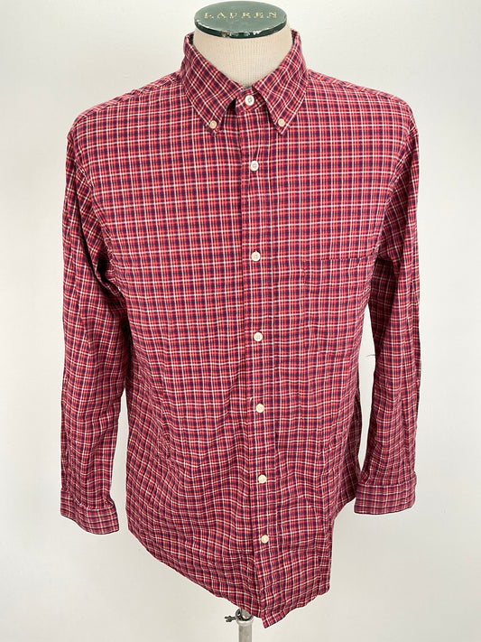 Camisa Rojo vino de Cuadro Saddlebred