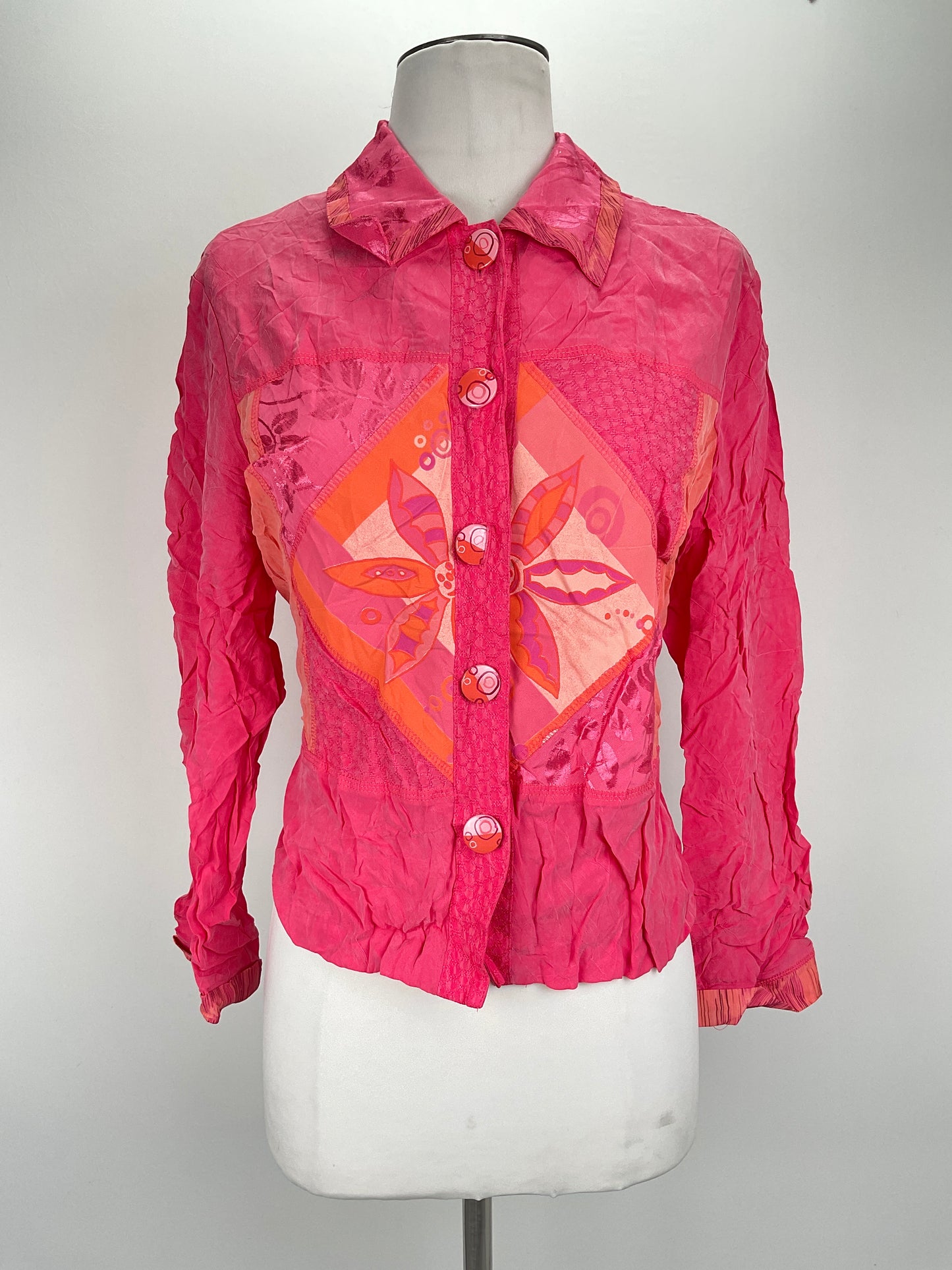 Camisa Rosado Floral Nancy Bolen