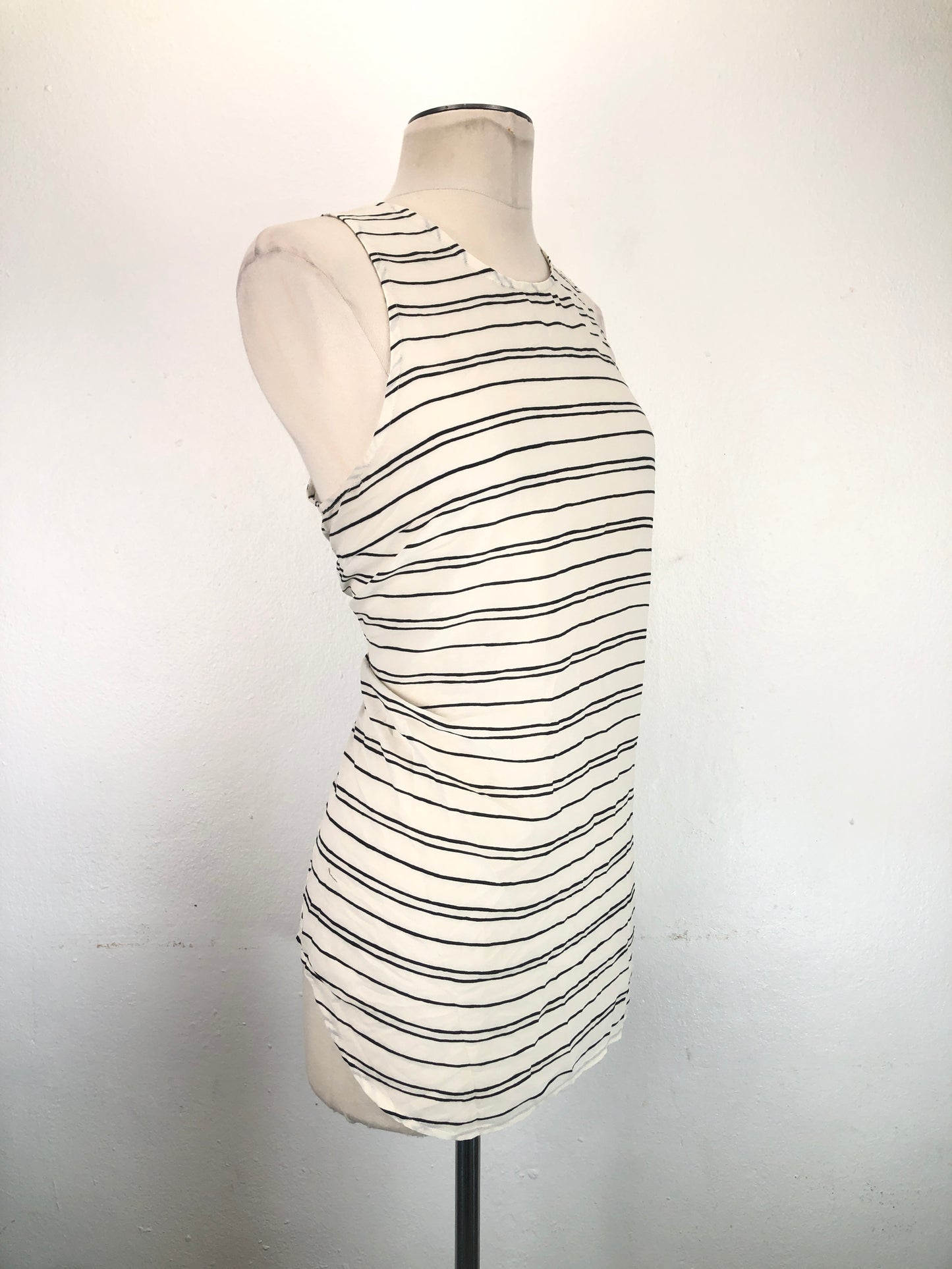 Blusa Blanco de Rayas Who What Wear