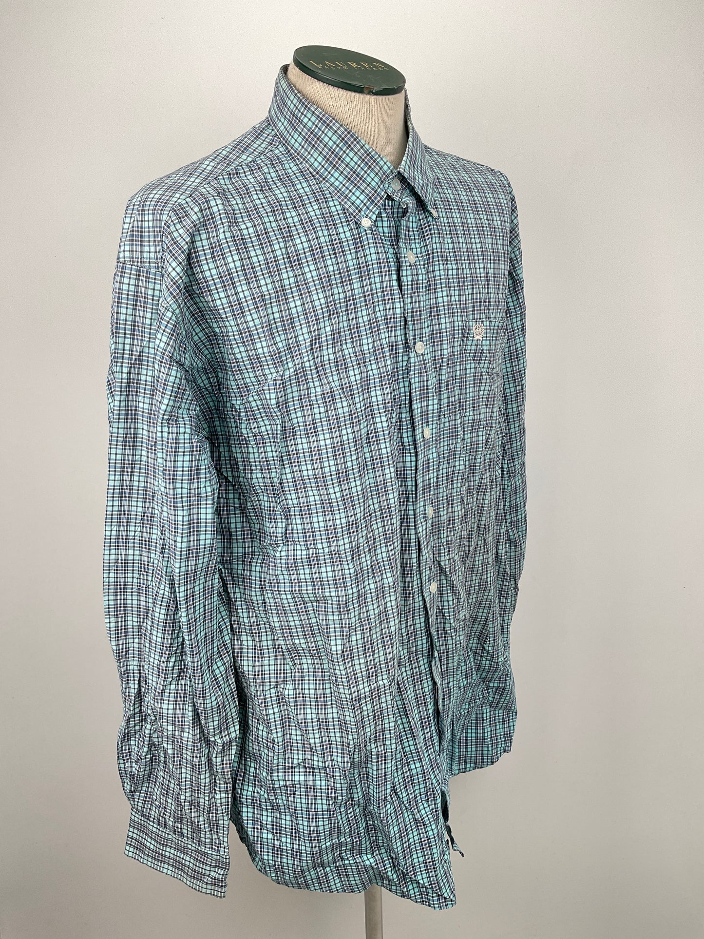 Camisa Azul claro de Cuadro Cinch