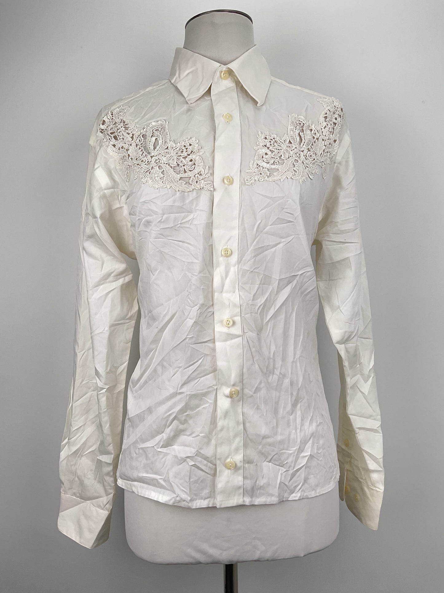 Camisa Blanco Floral Variangis