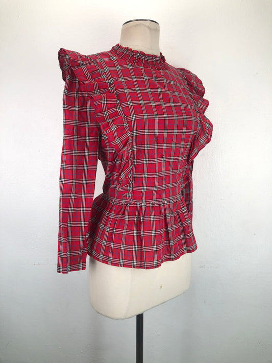 Blusa Rojo de Cuadro Skies Are Blue