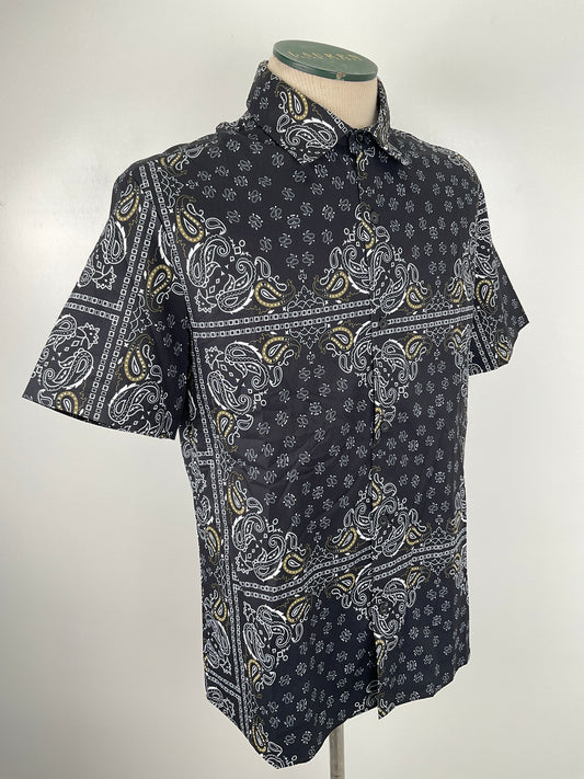 Camisa Negro Floral Shein