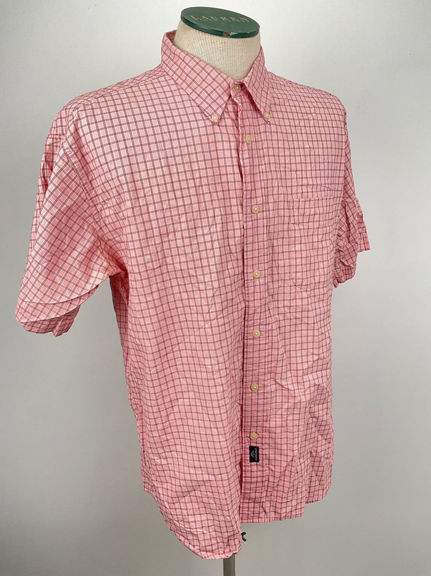 Camisa Naranja de Cuadro Dockers