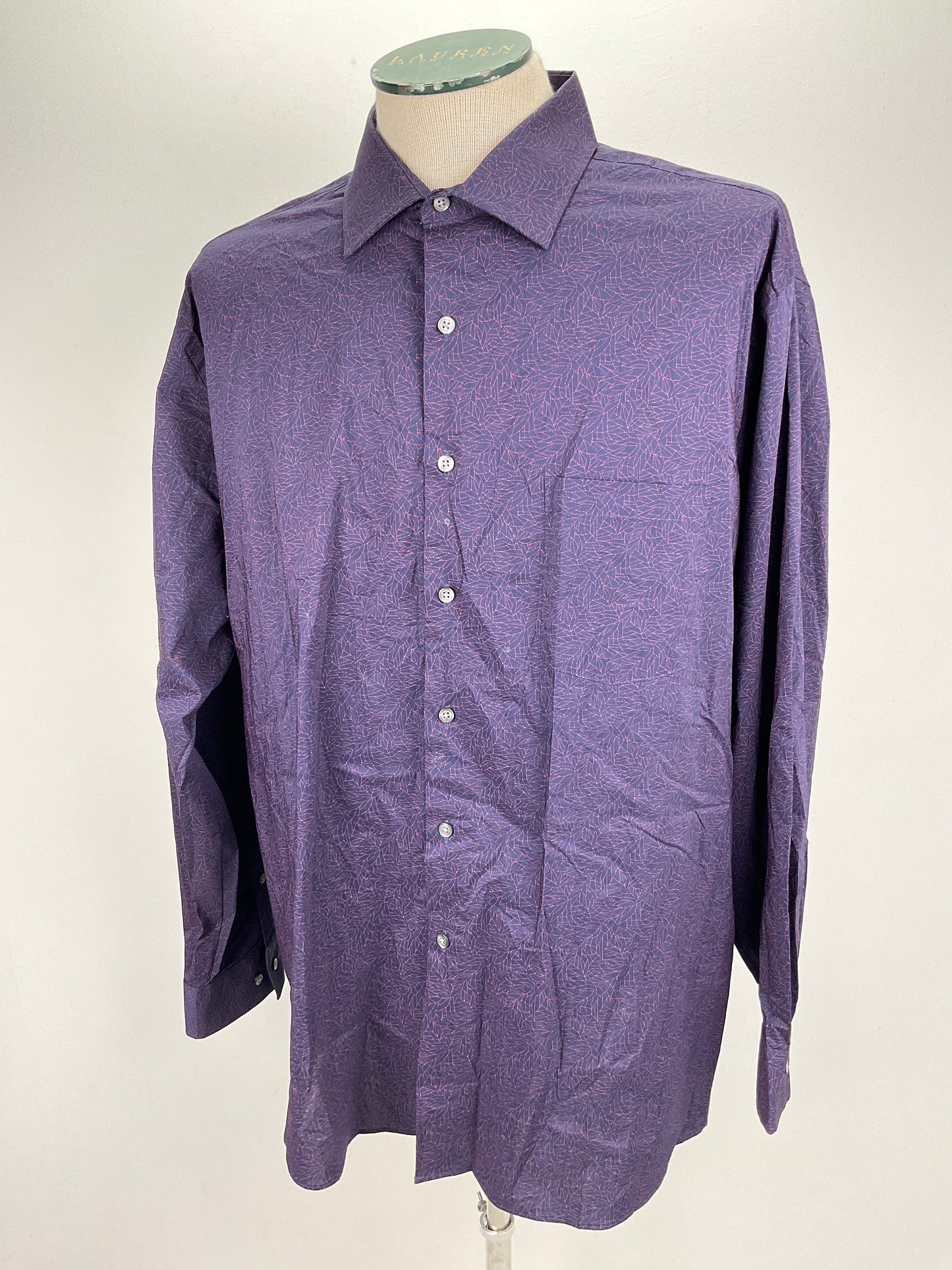 Camisa Azul marino Floral Van Heusen