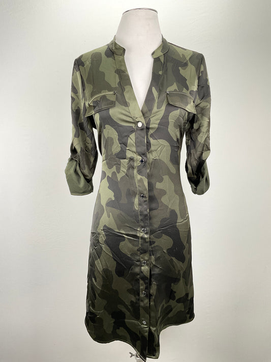 Vestido Verde militar White House Black Market