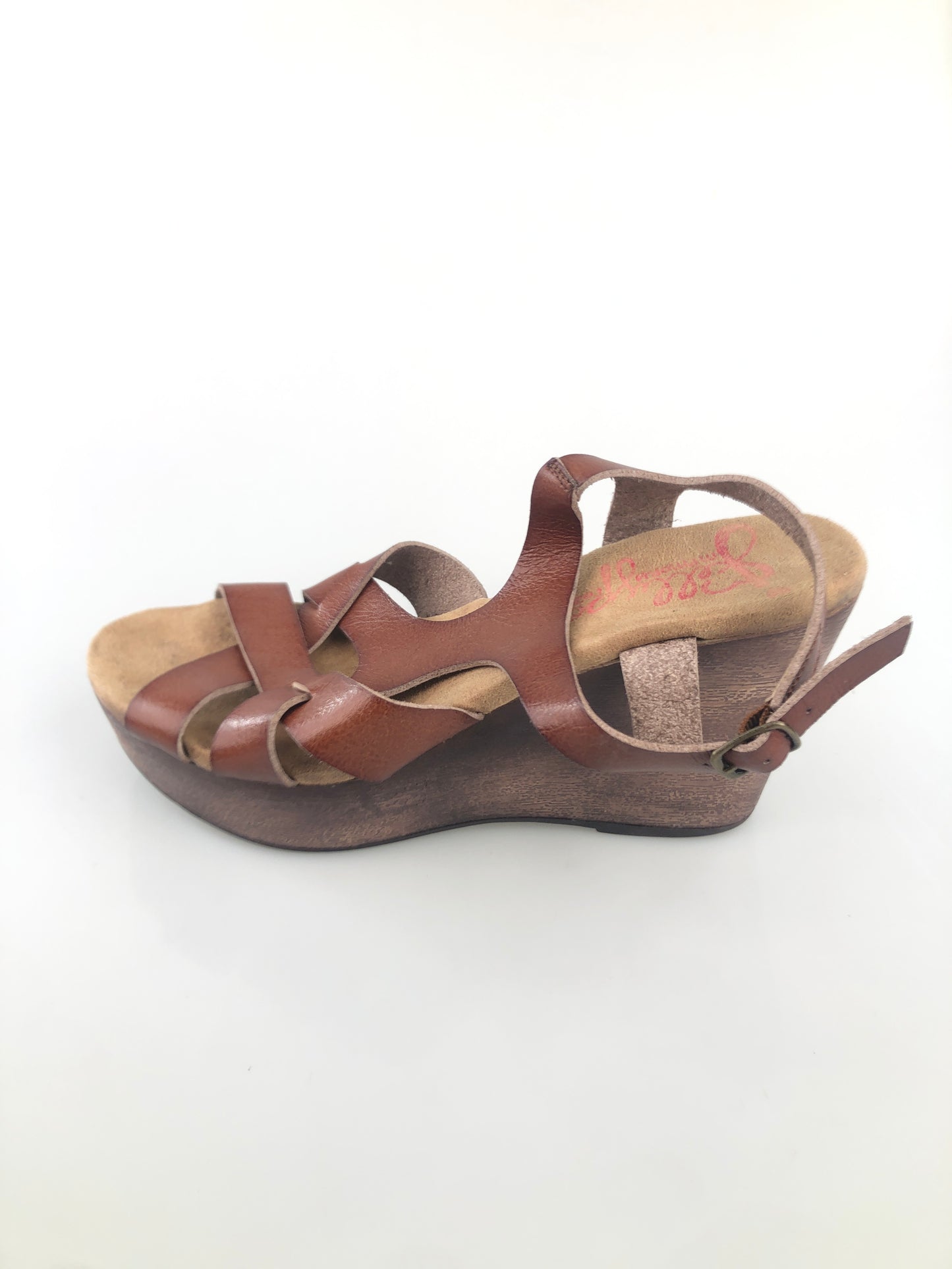 Zapatilla Marron  Plataforma Jelly pog