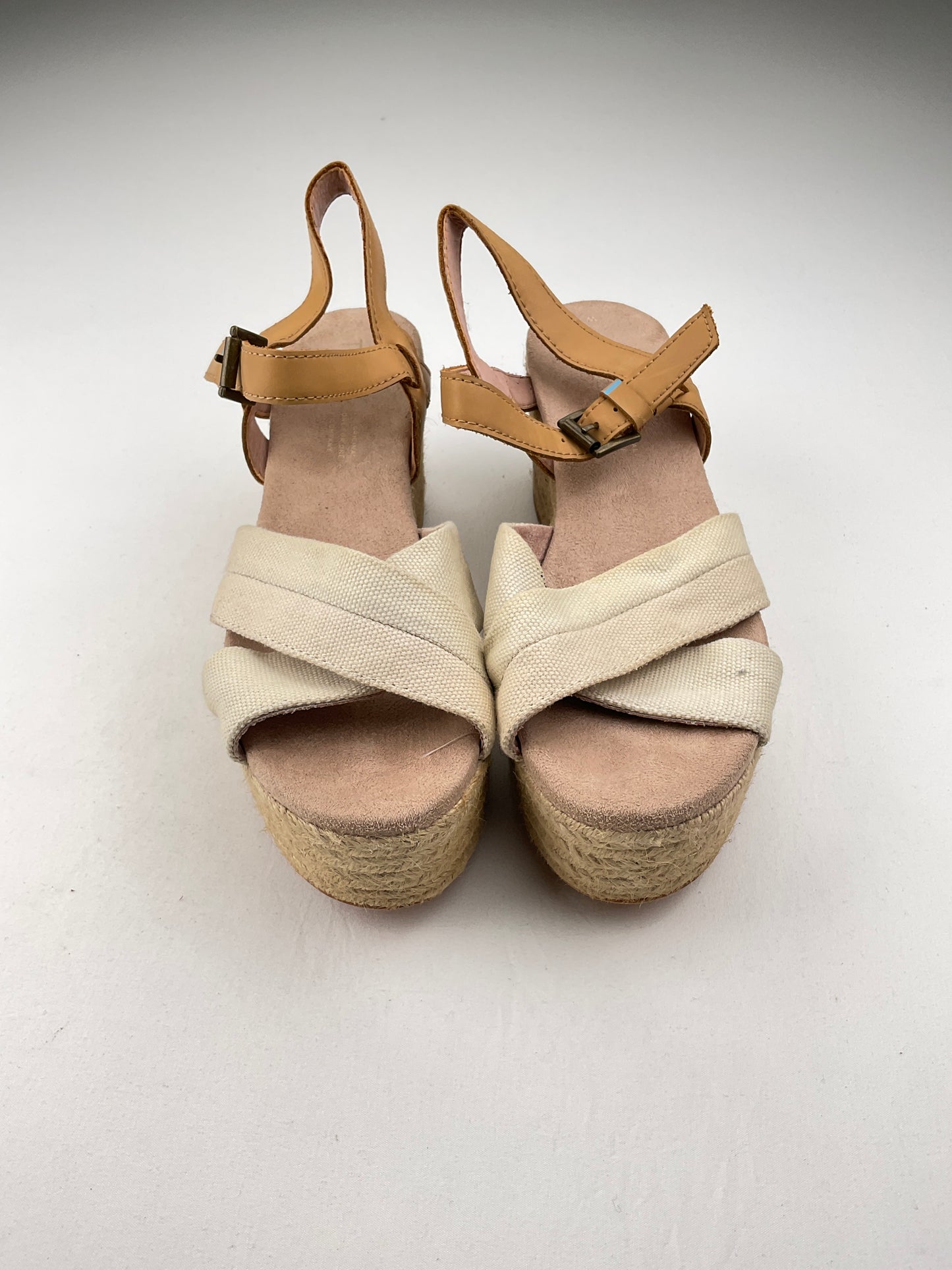 Zapatilla Crema PlataformaToms