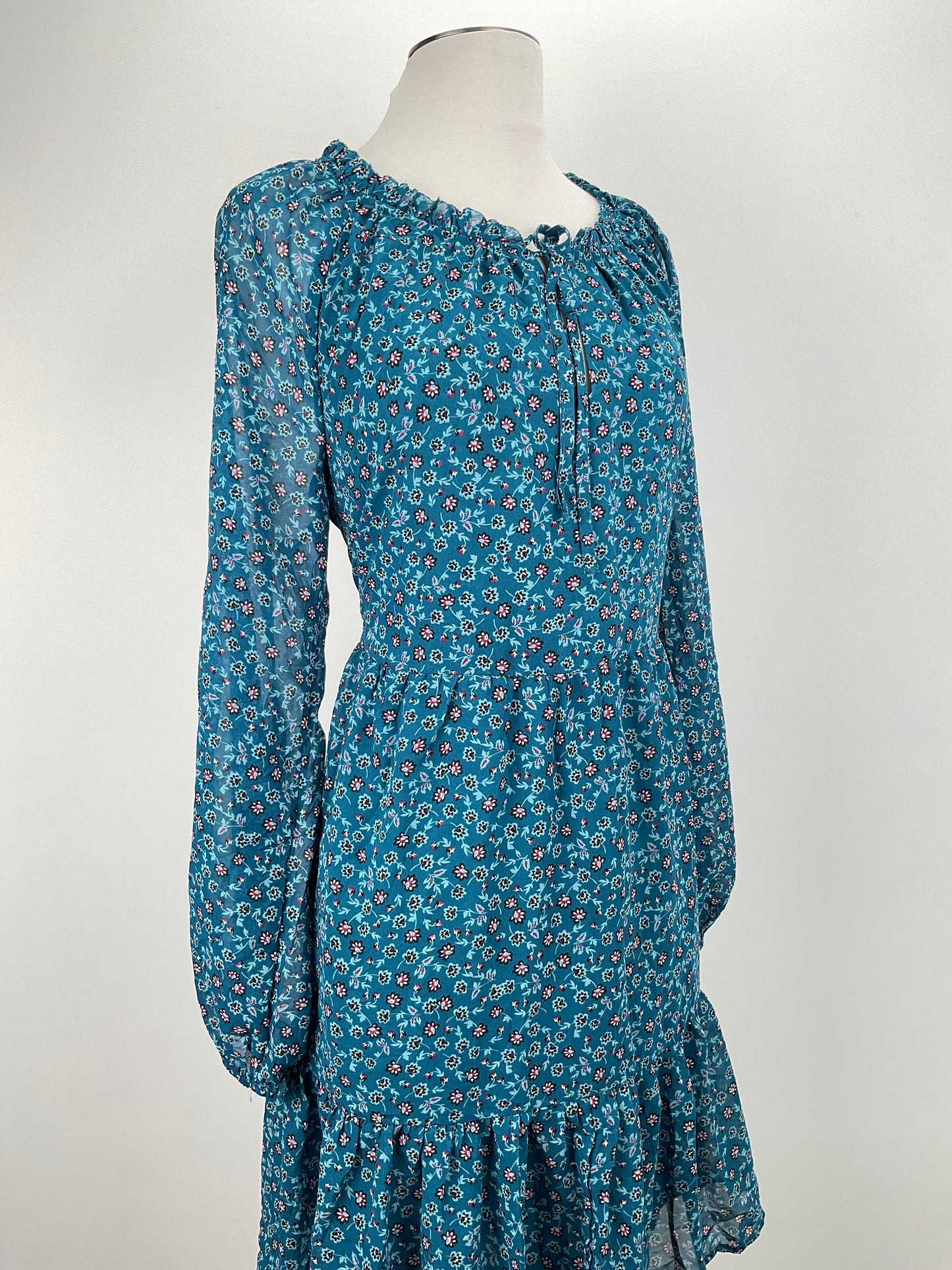 Vestido Azul Floral Studio A