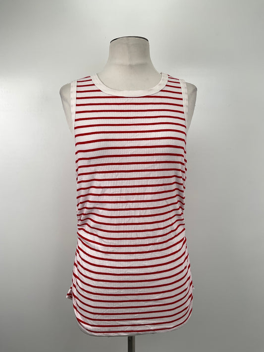 Camiseta Blanco de Rayas Shein