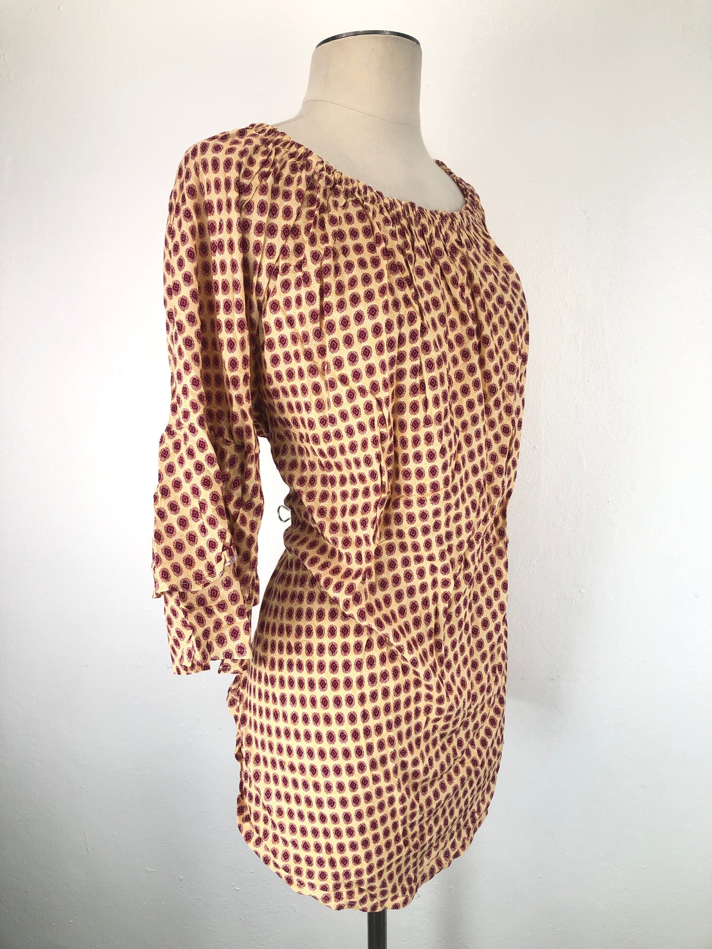 Blusa Amarillo de Lunares Las cana