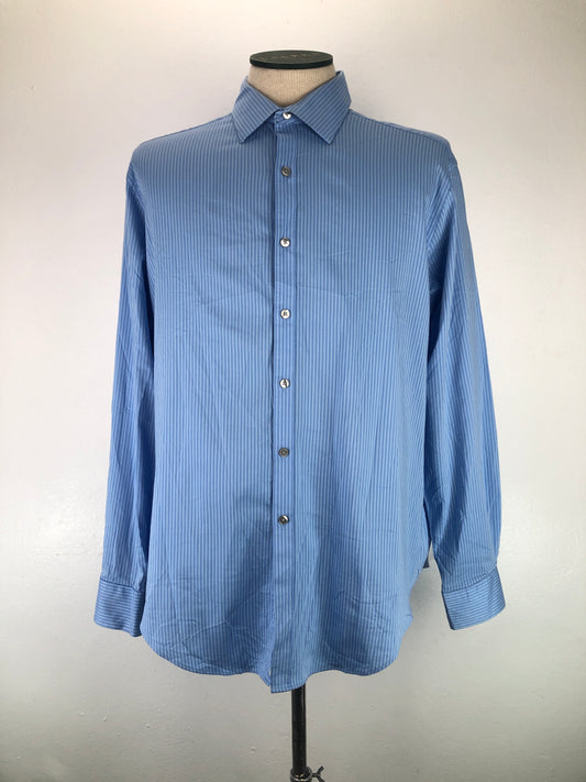 Camisa Azul de Cuadro Van Heusen
