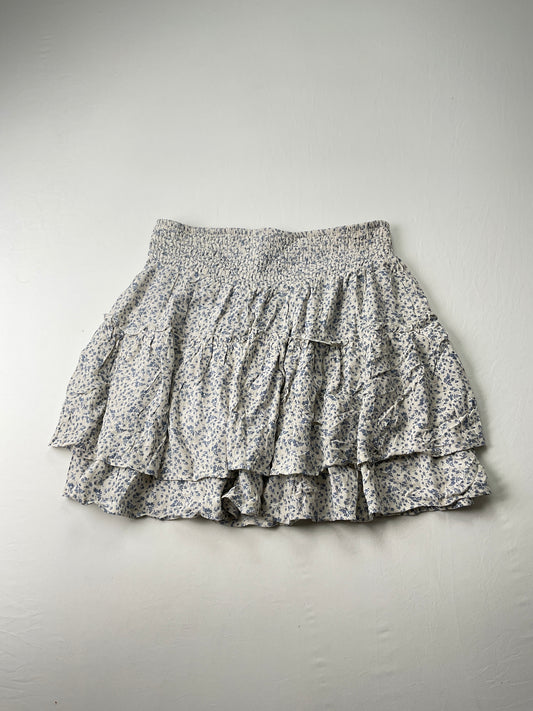 Falda Blanco Floral Sienna Sky