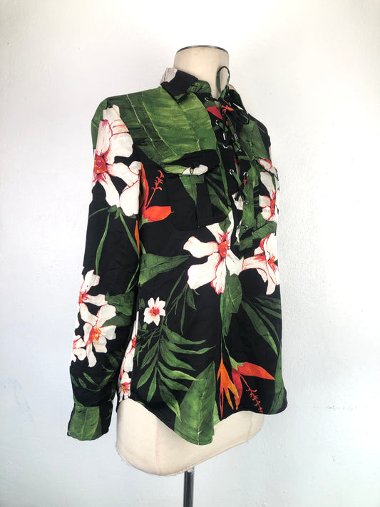 Blusa Multicolor De Flores Lauren