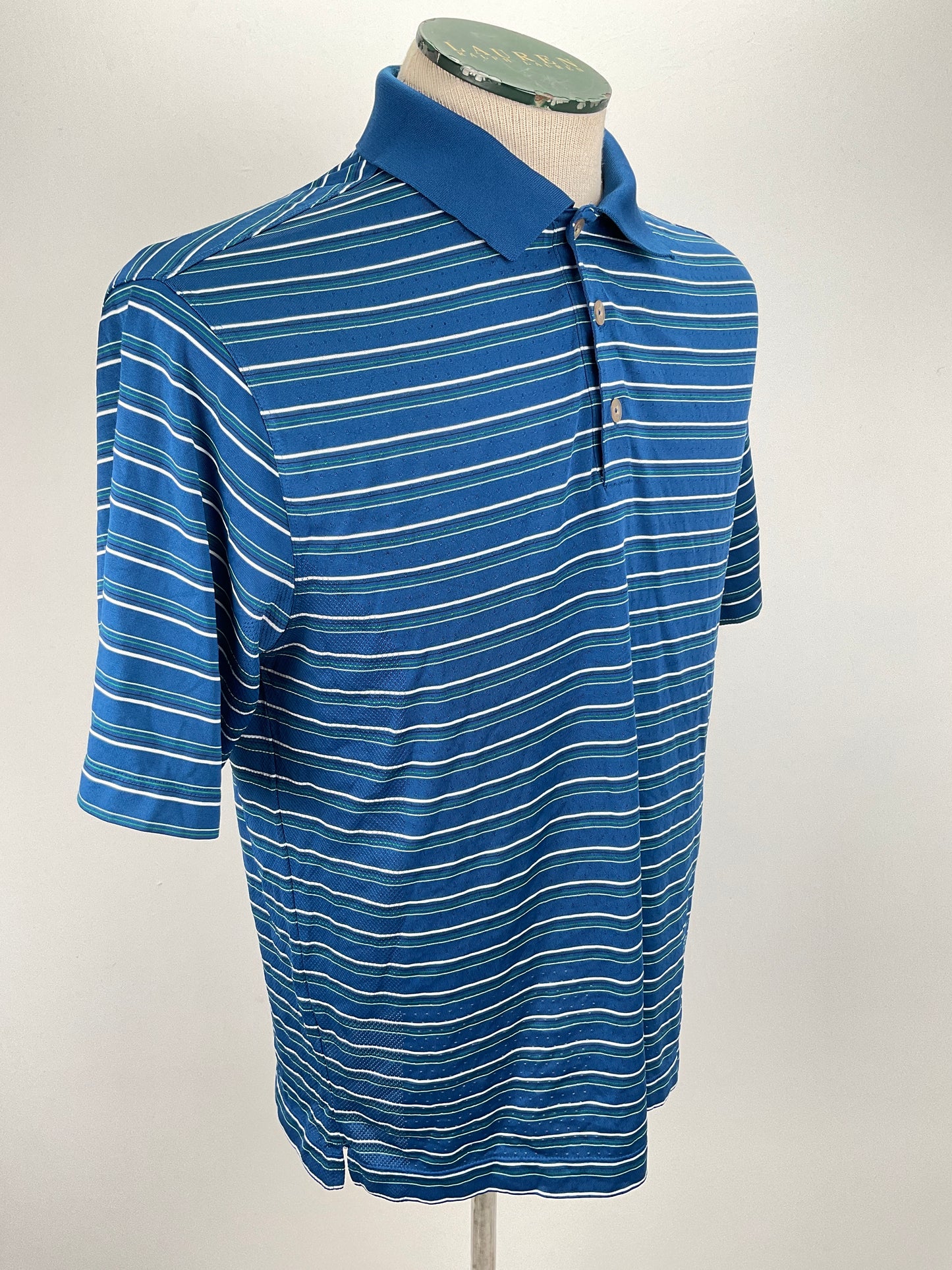 Camiseta  Azul de Rayas Nike Golf