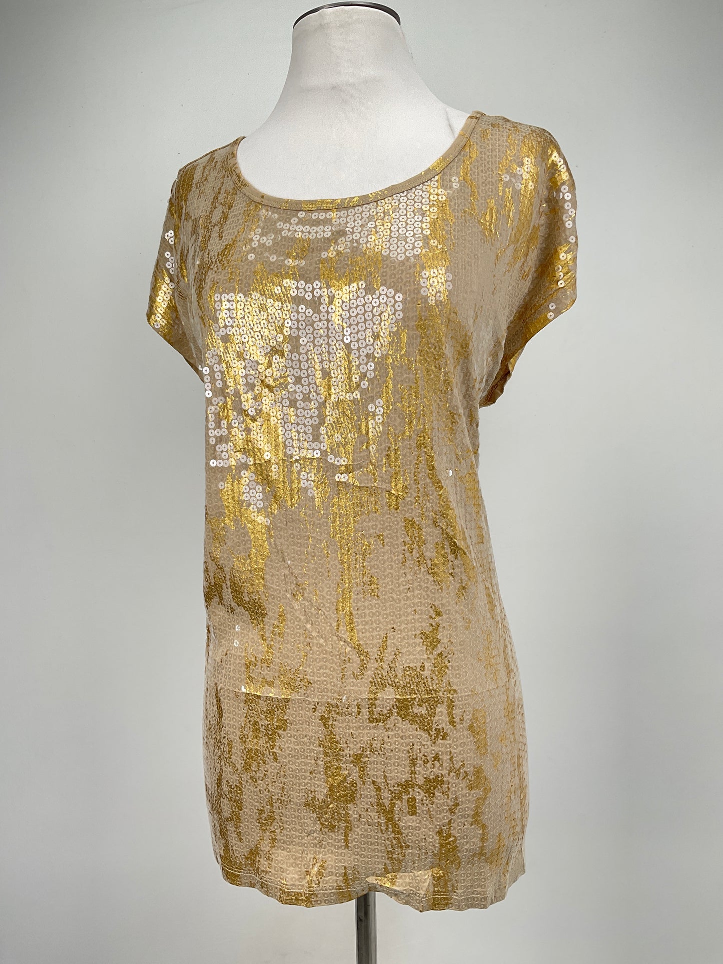 Blusa Dorado de Brillo Michael Kors