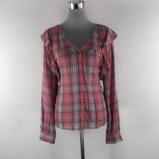 Blusa Rasado de Cuadro Bobeau