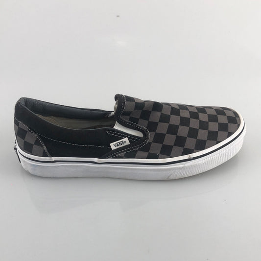 Alpargatas Negro de Cuadros Vans