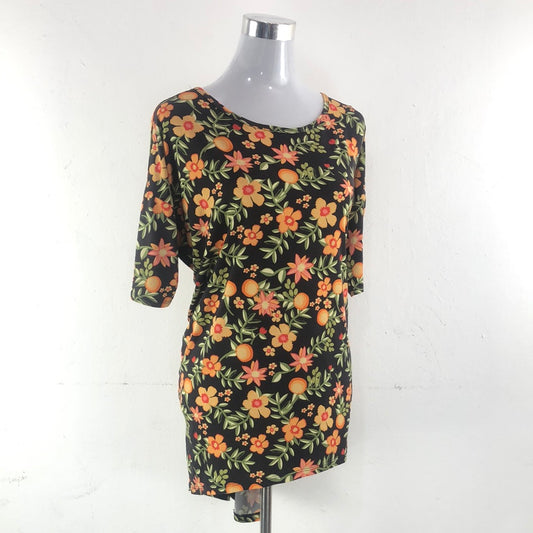 Blusa Negro de Flores Lula Roe