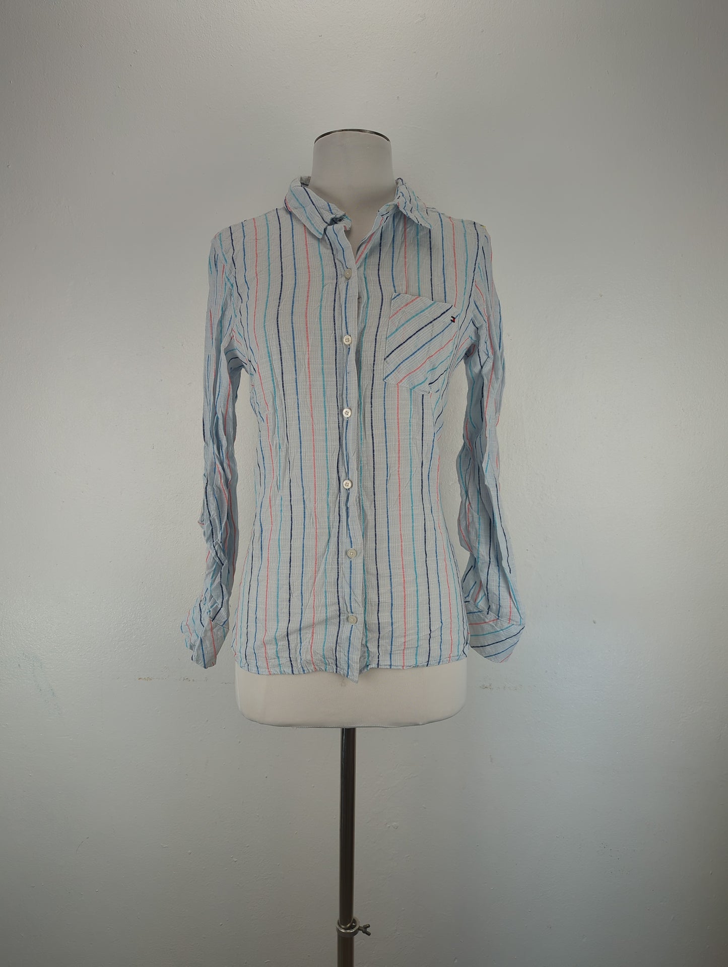 Camisa Azul claro de Rayas Tommy Hilfiger