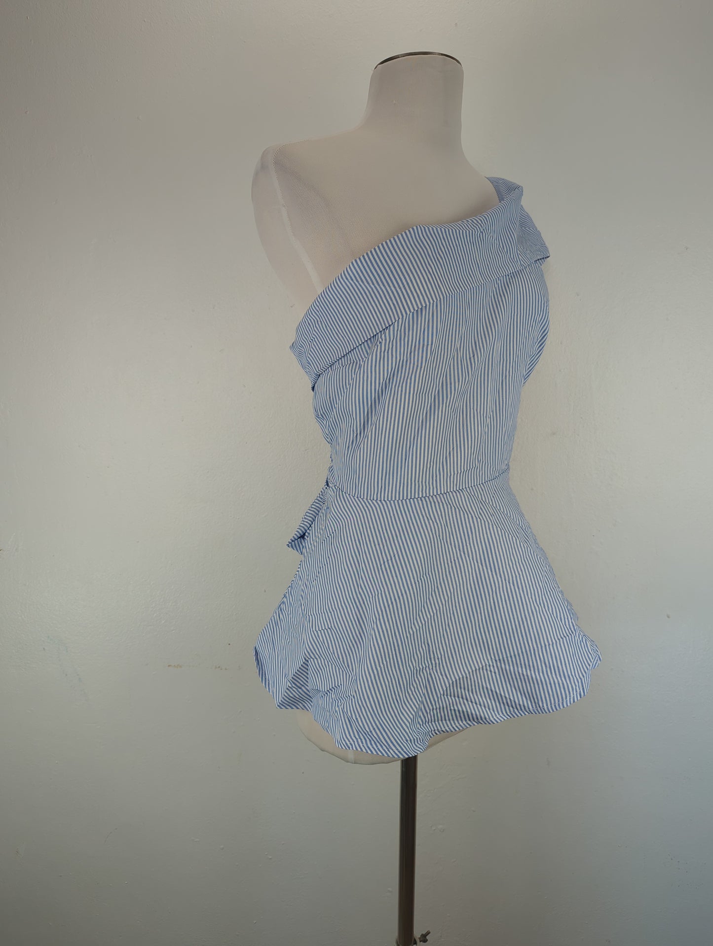 Blusa Azul claro de Rayas Variangis