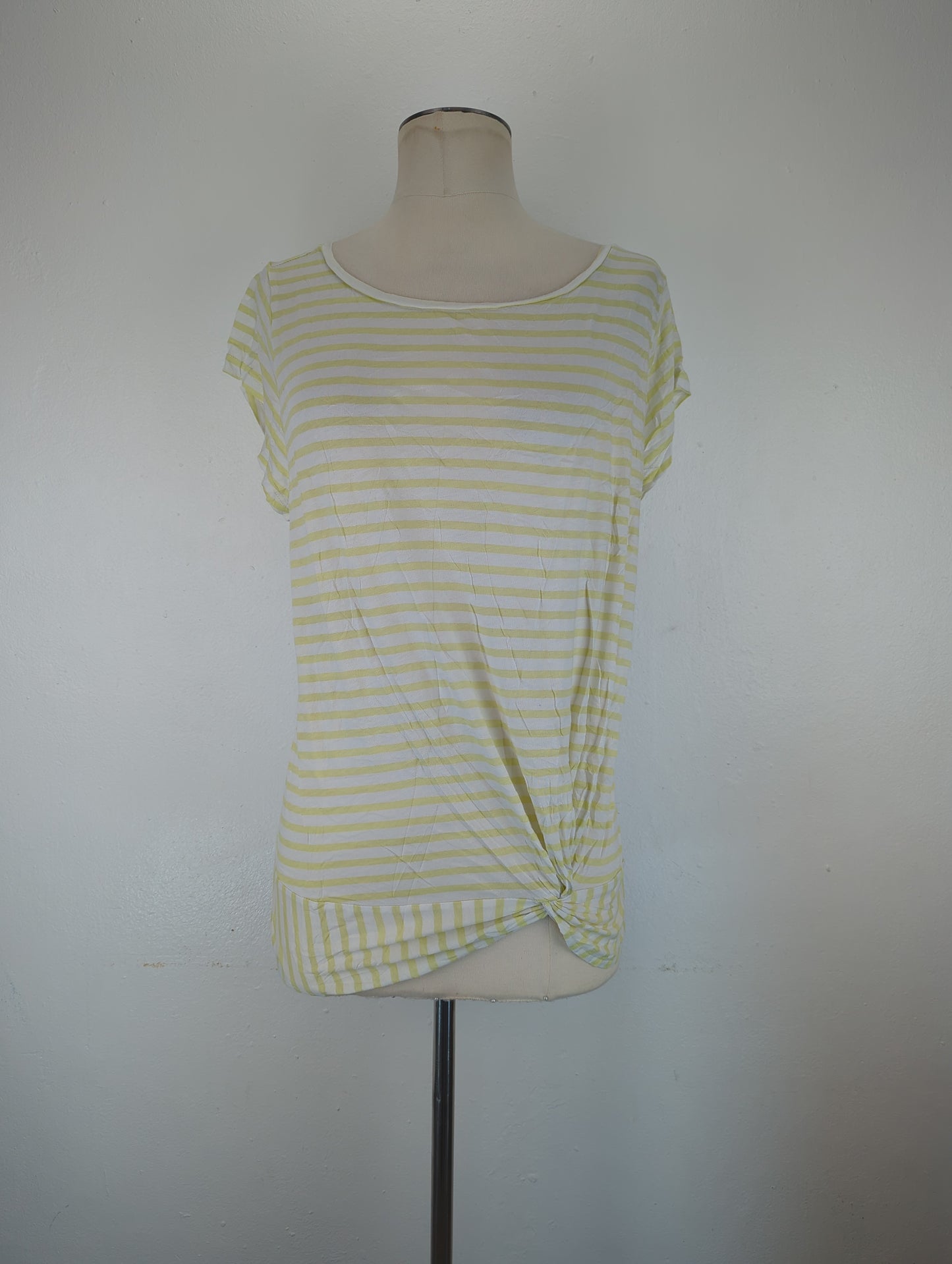 Camiseta Verde limon de Rayas Loft